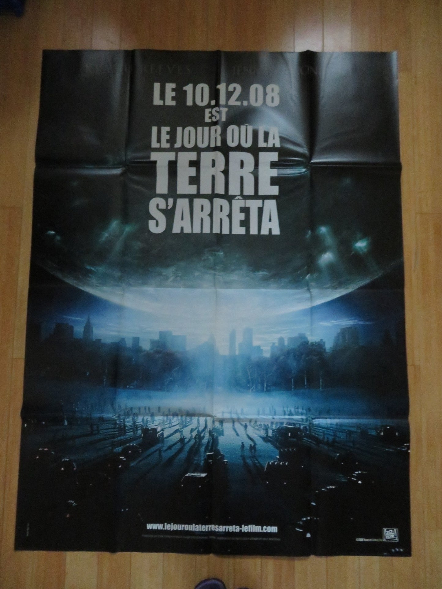 THE DAY THE EARTH STOOD STILL FRENCH GRANDE POSTER KEANU REEVES J. CONNELLY 2008 Rendezvous Cinema Movie posters