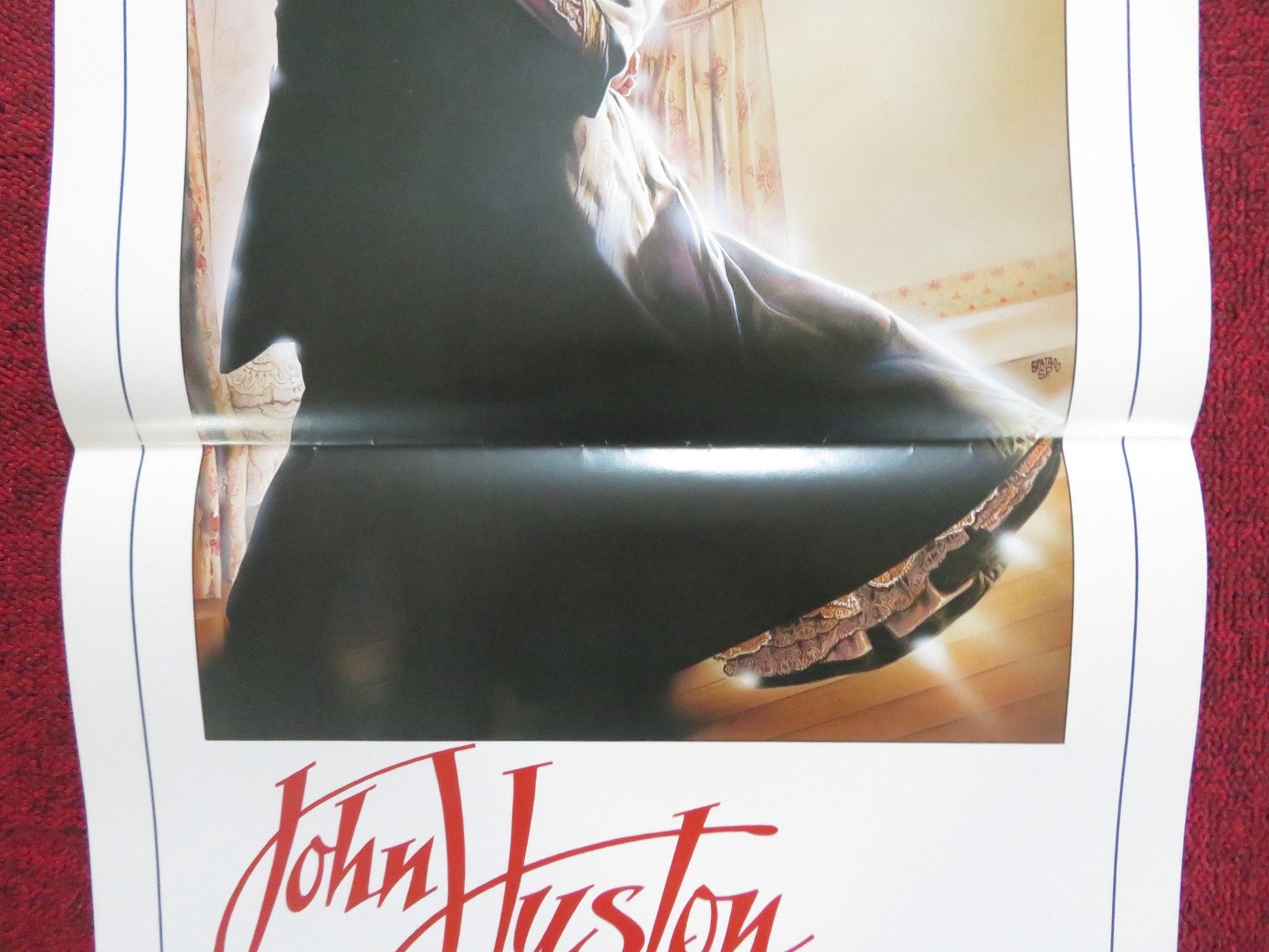 THE DEAD ITALIAN LOCANDINA POSTER ANJELICA HUSTON DONAL MCCANN 1987 Rendezvous Cinema Movie posters