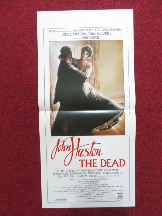 THE DEAD ITALIAN LOCANDINA POSTER ANJELICA HUSTON DONAL MCCANN 1987 Rendezvous Cinema Movie posters