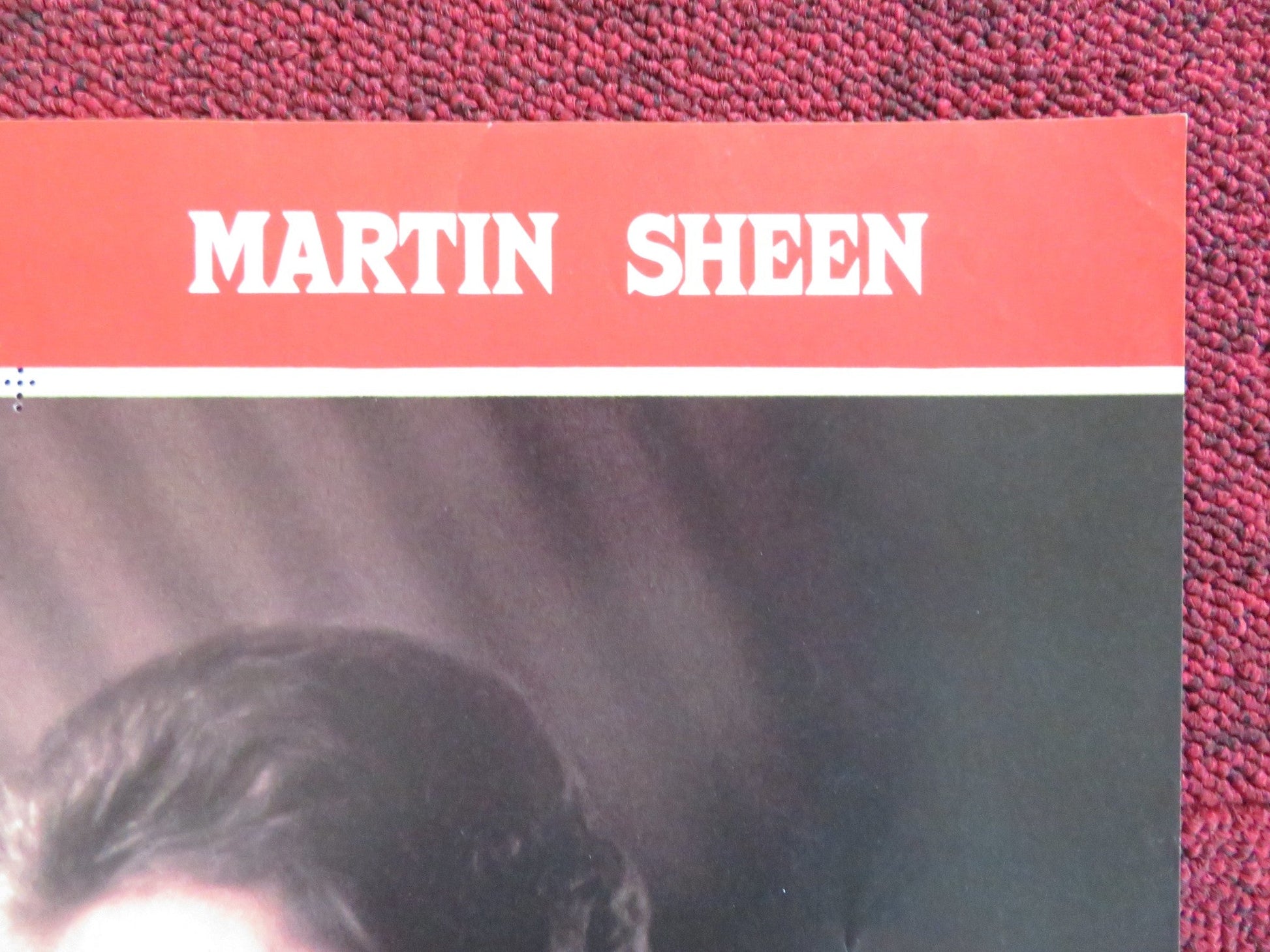 THE DEAD ZONE - A ITALIAN FOTOBUSTA POSTER KING CRONENBERG WALKEN SHEEN 1983 Rendezvous Cinema Movie posters