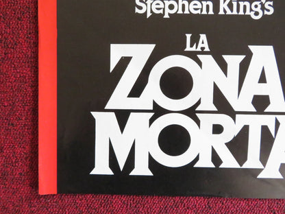 THE DEAD ZONE - B ITALIAN FOTOBUSTA POSTER KING CRONENBERG WALKEN SHEEN 1983 Rendezvous Cinema Movie posters