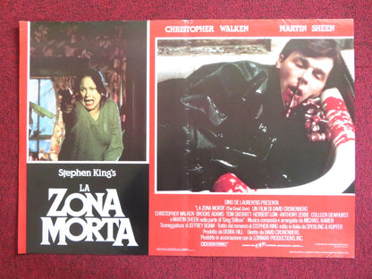 THE DEAD ZONE - B ITALIAN FOTOBUSTA POSTER KING CRONENBERG WALKEN SHEEN 1983 Rendezvous Cinema Movie posters