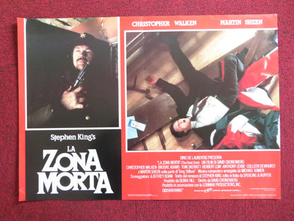 THE DEAD ZONE - C ITALIAN FOTOBUSTA POSTER KING CRONENBERG WALKEN SHEEN 1983 Rendezvous Cinema Movie posters