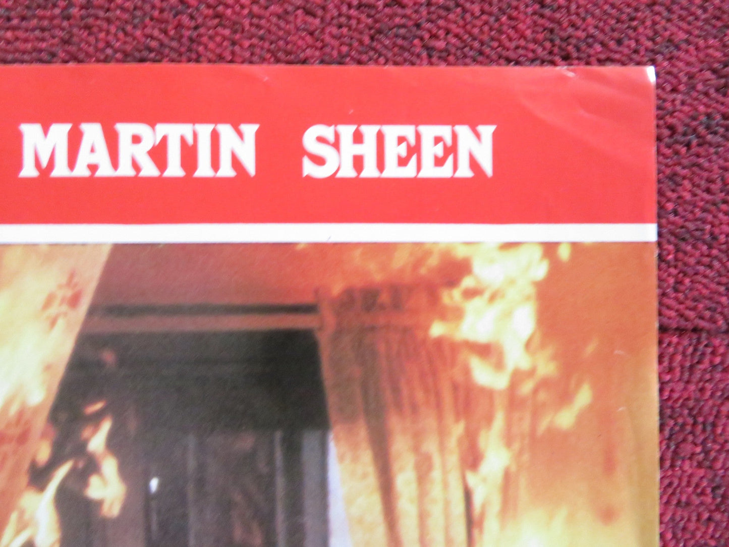 THE DEAD ZONE - D ITALIAN FOTOBUSTA POSTER KING CRONENBERG WALKEN SHEEN 1983 Rendezvous Cinema Movie posters