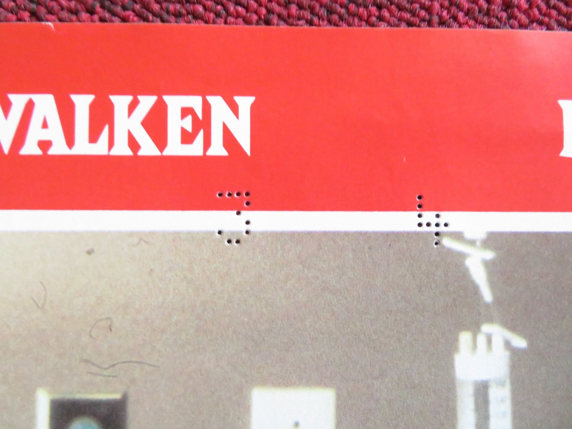 THE DEAD ZONE - F ITALIAN FOTOBUSTA POSTER KING CRONENBERG WALKEN SHEEN 1983 Rendezvous Cinema Movie posters