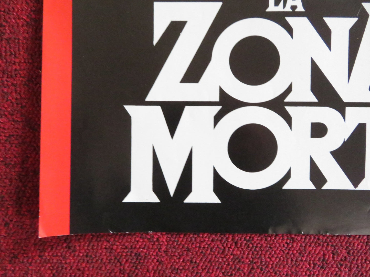 THE DEAD ZONE - G ITALIAN FOTOBUSTA POSTER KING CRONENBERG WALKEN SHEEN 1983 Rendezvous Cinema Movie posters