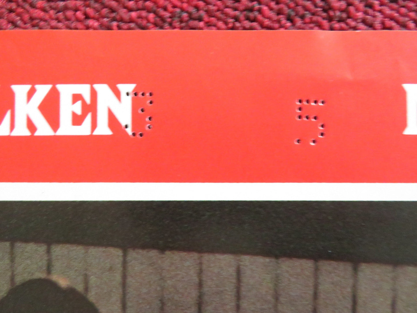 THE DEAD ZONE - H ITALIAN FOTOBUSTA POSTER KING CRONENBERG WALKEN SHEEN 1983 Rendezvous Cinema Movie posters