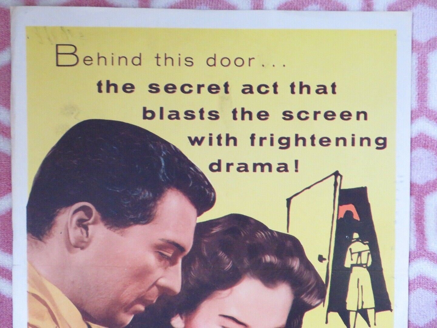 THE DEADLIEST SIN US INSERT (14"x 36") POSTER SYDNEY CHAPLIN JOHN BENTLEY 1955 Movie posters