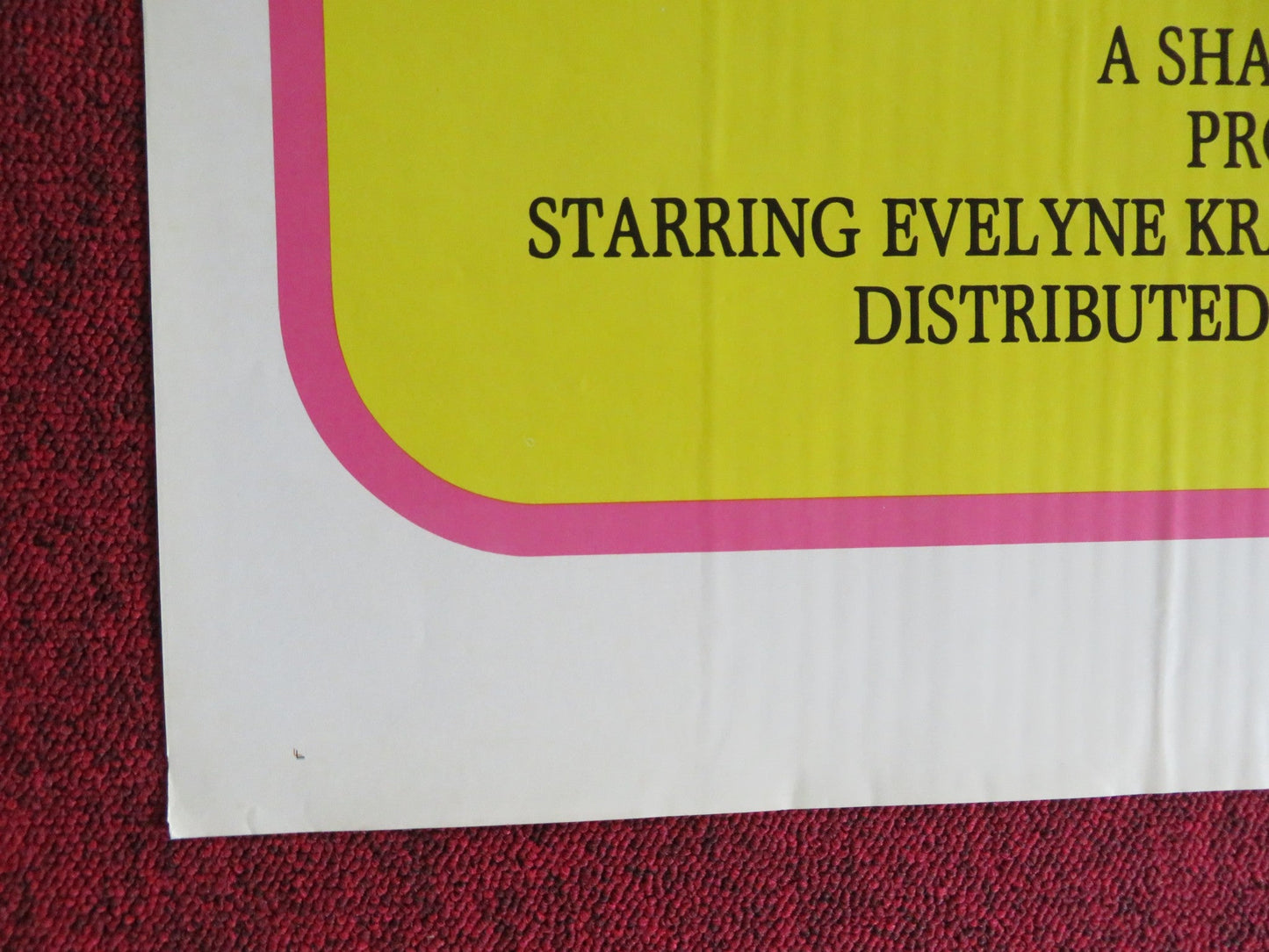 THE DEADLY ANGELS US TRI FOLDED ONE SHEET ROLLED POSTER TONY LIU D.EVELYNE 1977 Rendezvous Cinema Movie posters