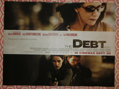 THE DEBT QUAD (30"x 40") ROLLED POSTER HELEN MIRREN SAM WORTHINGTON 2010 Movie posters