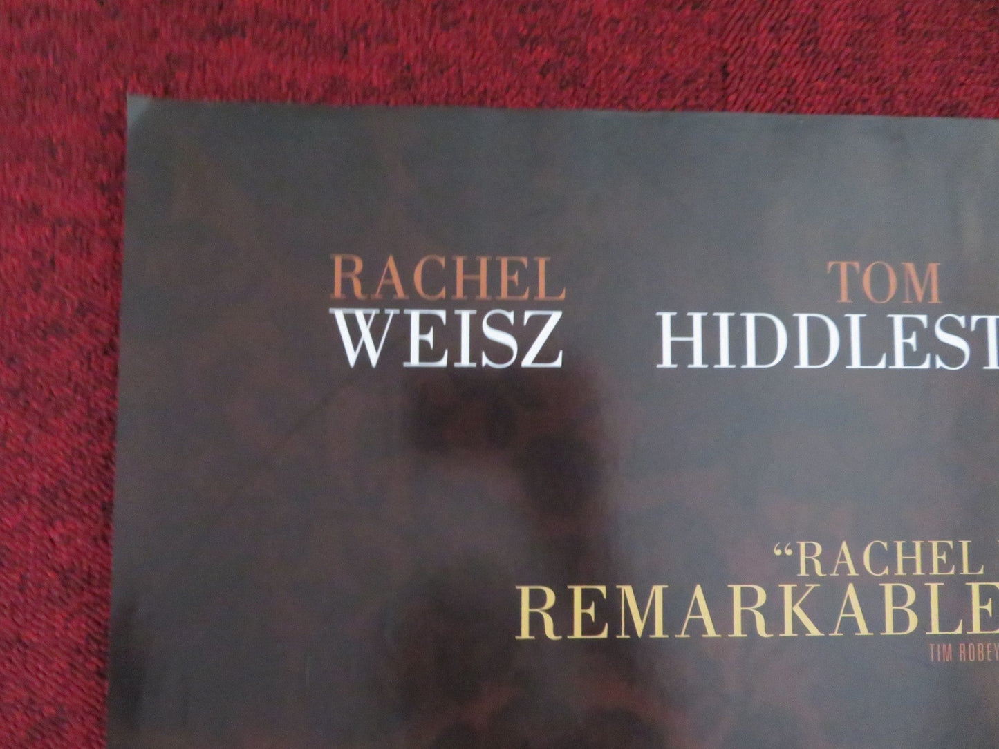 THE DEEP BLUE SEA UK QUAD (30"x 40") ROLLED POSTER RACHEL WEISZ HIDDLESTON 2011 Rendezvous Cinema Movie posters