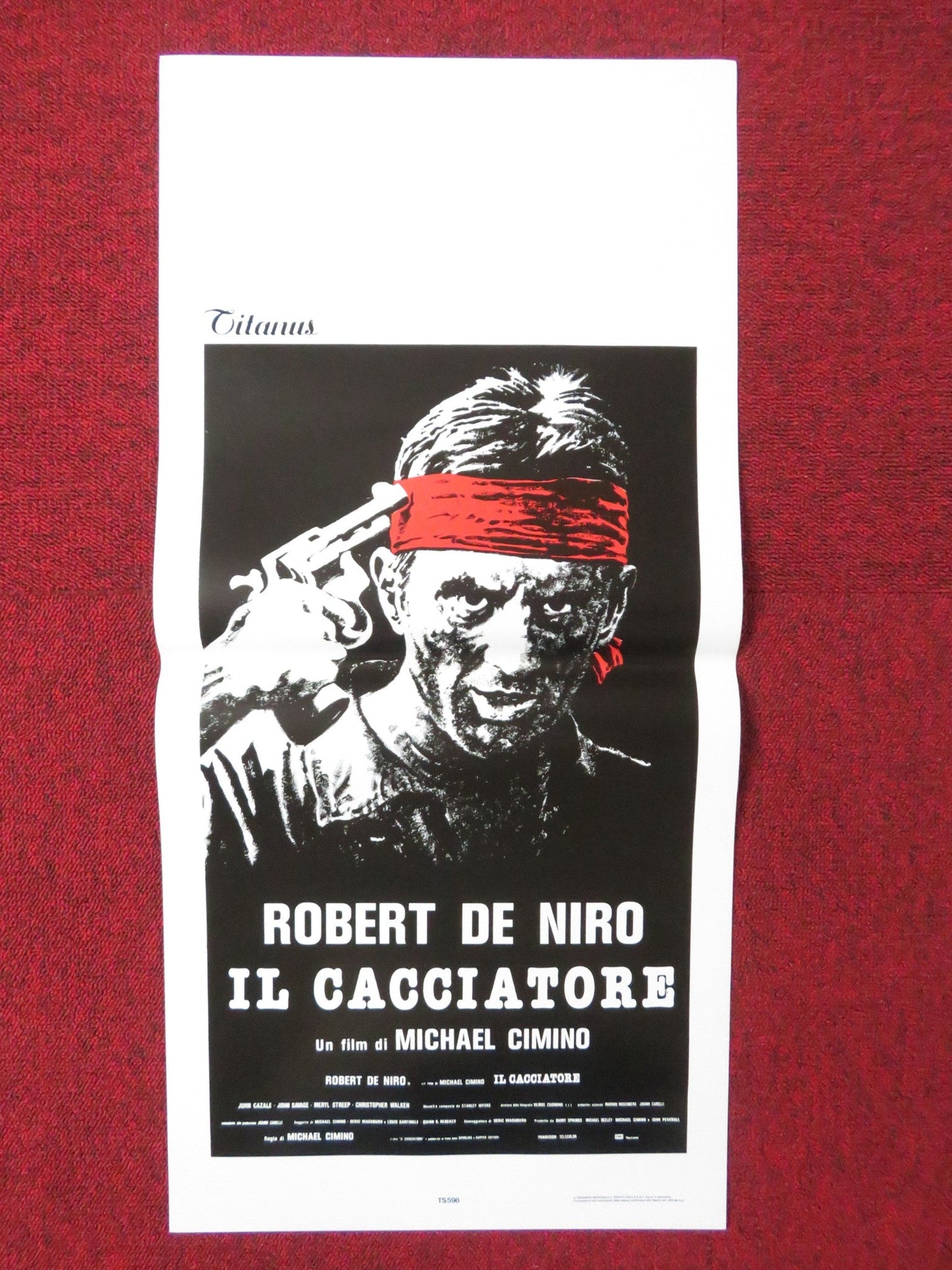 THE DEER HUNTER ITALIAN LOCANDINA POSTER ROBERT DE NIRO CHRISTOPHER WALKEN 1978 Rendezvous Cinema Movie posters