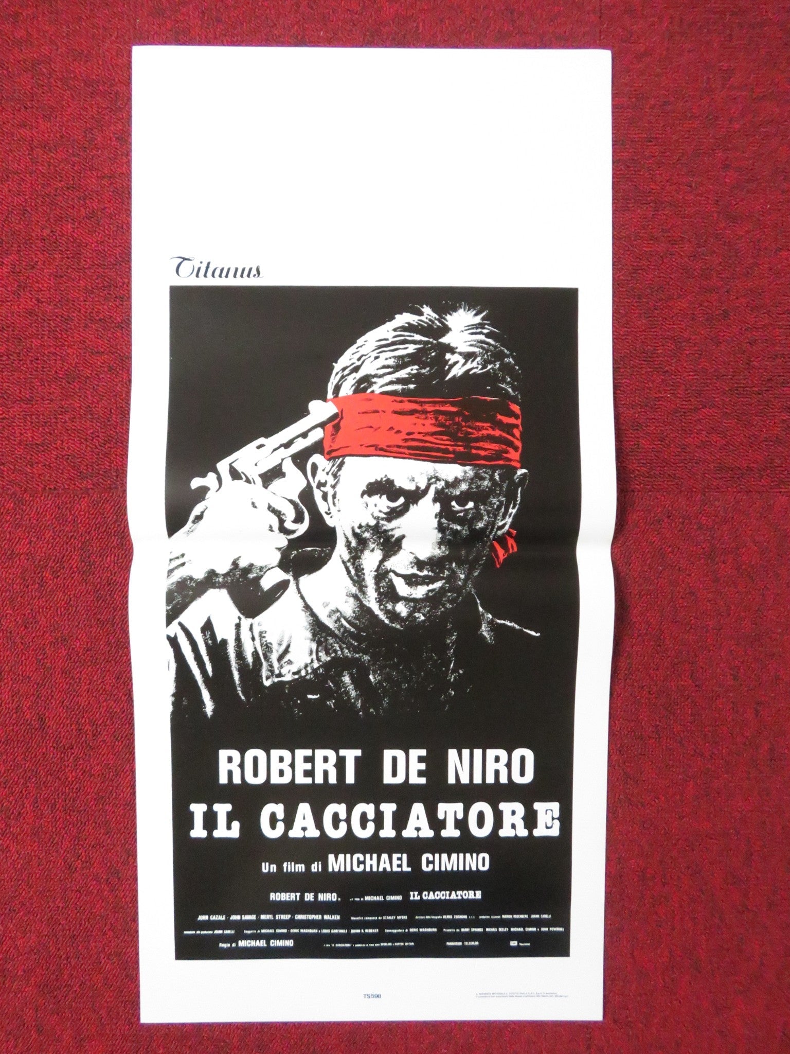 THE DEER HUNTER ITALIAN LOCANDINA POSTER ROBERT DE NIRO CHRISTOPHER WALKEN 1978 Rendezvous Cinema Movie posters