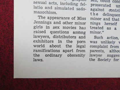 THE DEFIANCE OF GOOD US TRI FOLDED ONE SHEET ROLLED POSTER JEAN JENNINGS 1975 Rendezvous Cinema Movie posters