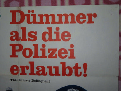 THE DELICATE DELINQUENT GERMAN A1 (33"x 23") POSTER JERRY LEWIS MARTHA HYER 1957 Movie posters