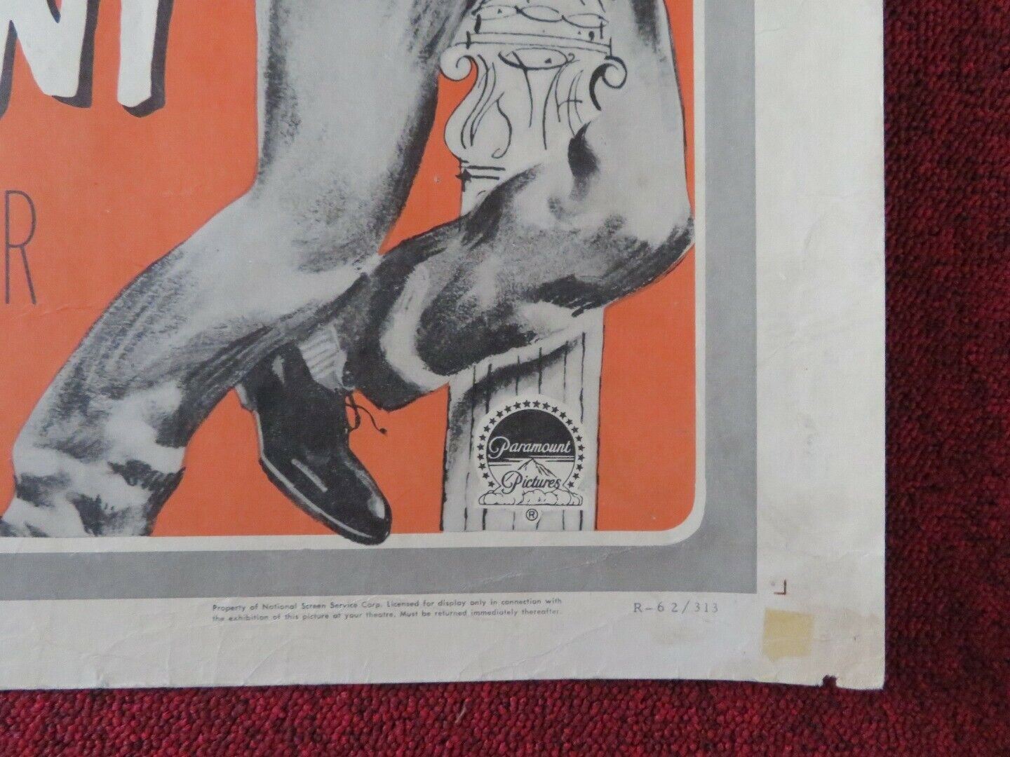 THE DELICATE DELINQUENT US HALF SHEET (22"x 28") POSTER JERRY LEWIS 1962 Movie posters