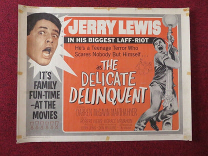 THE DELICATE DELINQUENT US HALF SHEET (22"x 28") POSTER JERRY LEWIS 1962 Movie posters