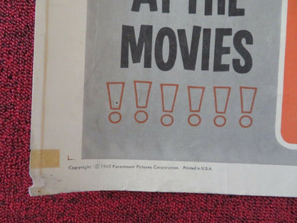 THE DELICATE DELINQUENT US HALF SHEET (22"x 28") POSTER JERRY LEWIS 1962 Movie posters