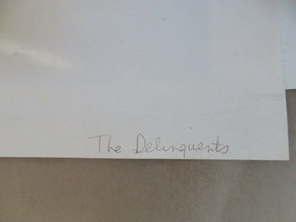 THE DELINQUENTS US ONE SHEET ROLLED POSTER KYLIE MINOGUE CHARLIE SCHLATTER 1989 - Rendezvous Cinema