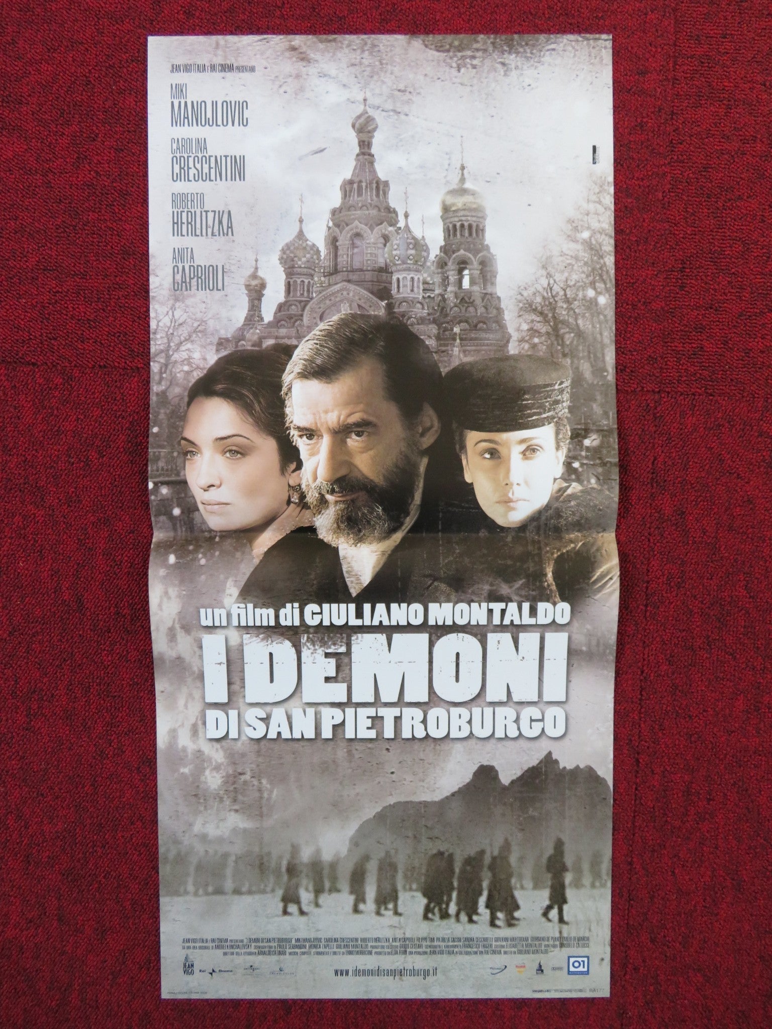 THE DEMONS OF ST. PETERSBERG ITALIAN LOCANDINA POSTER PREDRAG M. MANOJLOVIC 2008 Rendezvous Cinema Movie posters
