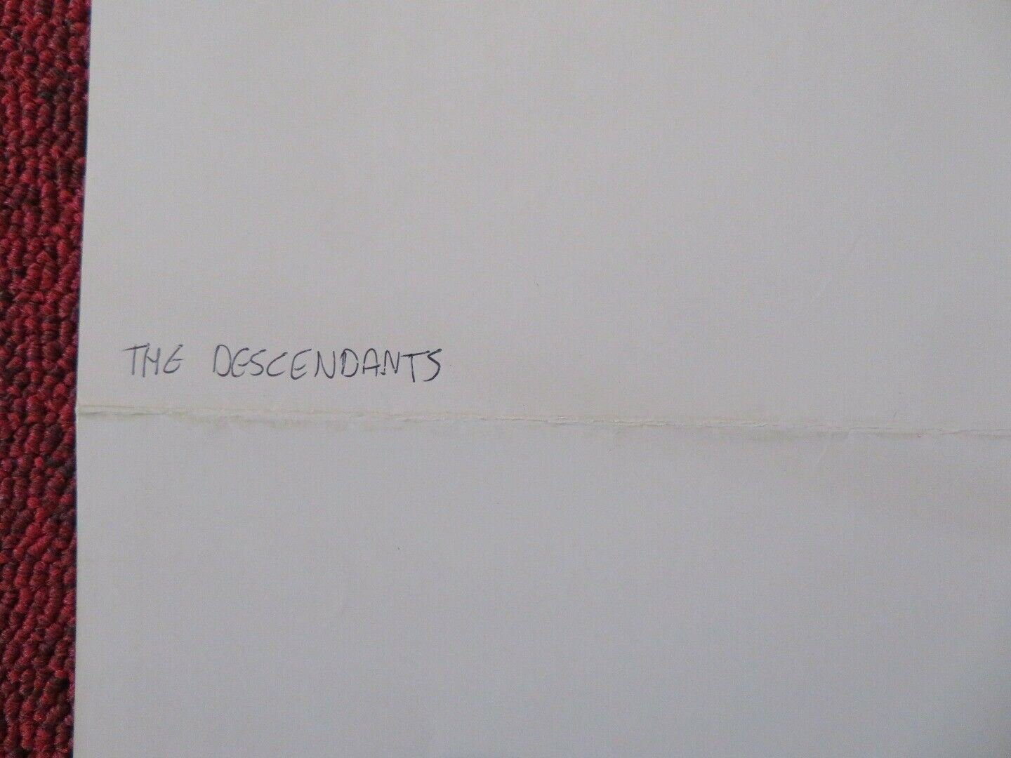 THE DESCENDANTS FRENCH (15"x 21") POSTER GEORGE CLOONEY SHAILENE WOODLEY 2011 Movie posters