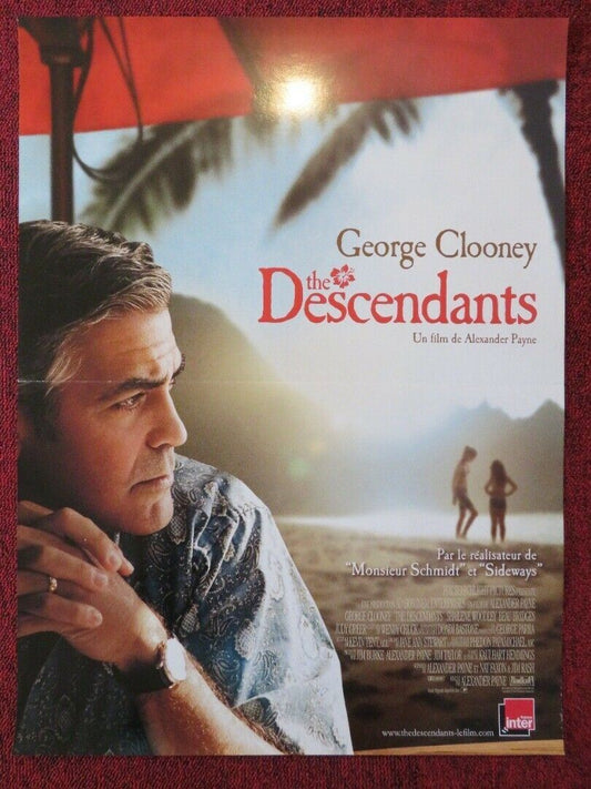 THE DESCENDANTS FRENCH (15"x 21") POSTER GEORGE CLOONEY SHAILENE WOODLEY 2011 Movie posters
