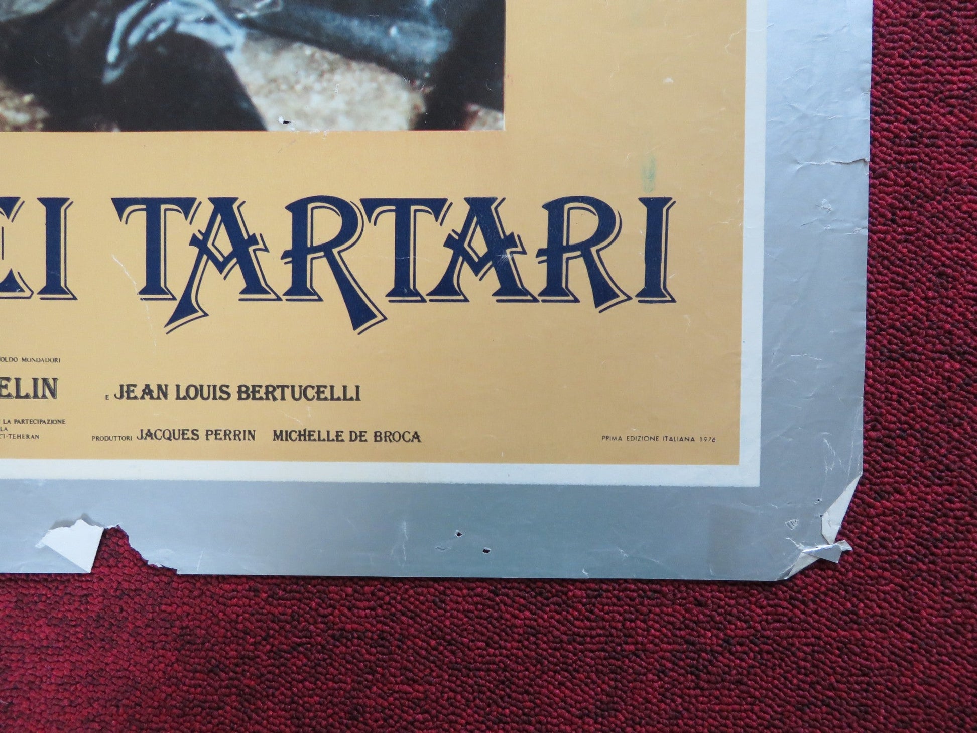 THE DESERT OF THE TARTARS ITALIAN FOTOBUSTA POSTER VITTORIO GASSMAN 1976 Rendezvous Cinema Movie posters