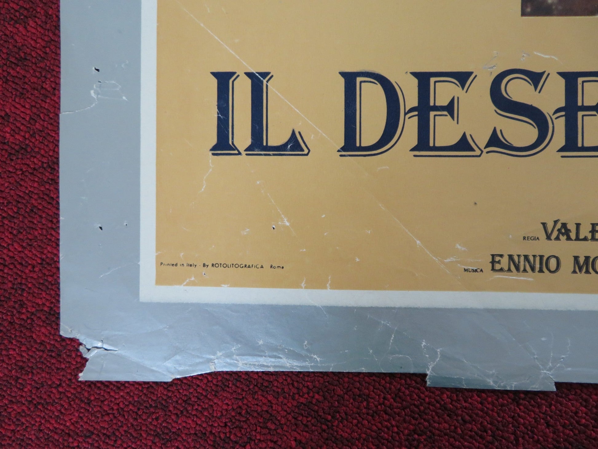 THE DESERT OF THE TARTARS ITALIAN FOTOBUSTA POSTER VITTORIO GASSMAN 1976 Rendezvous Cinema Movie posters