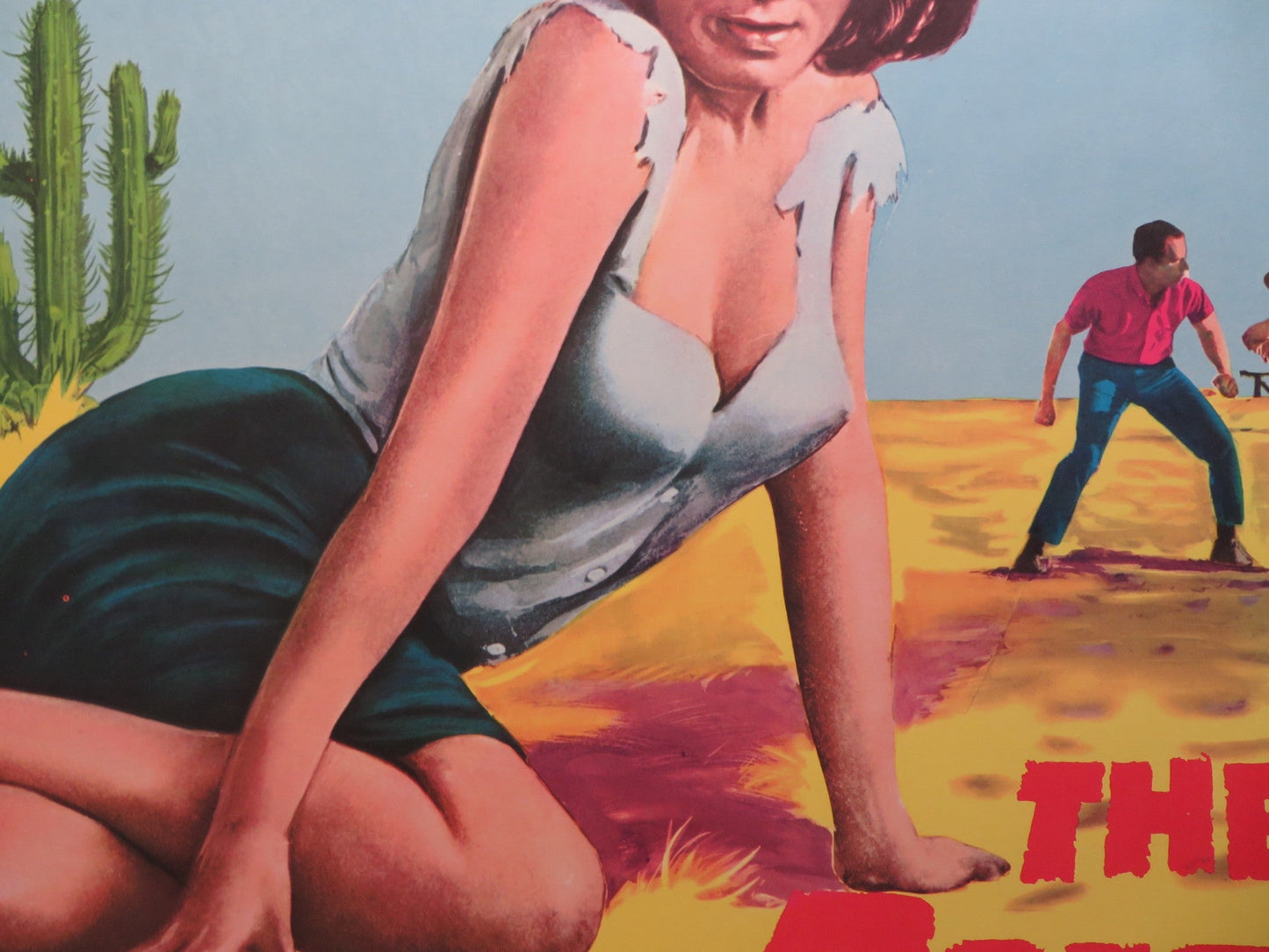 THE DESERT RAVEN US 30 X 40 ROLLED POSTER RACHEL ROMAN ROSALIND ROBERTS 1965 Rendezvous Cinema Movie posters