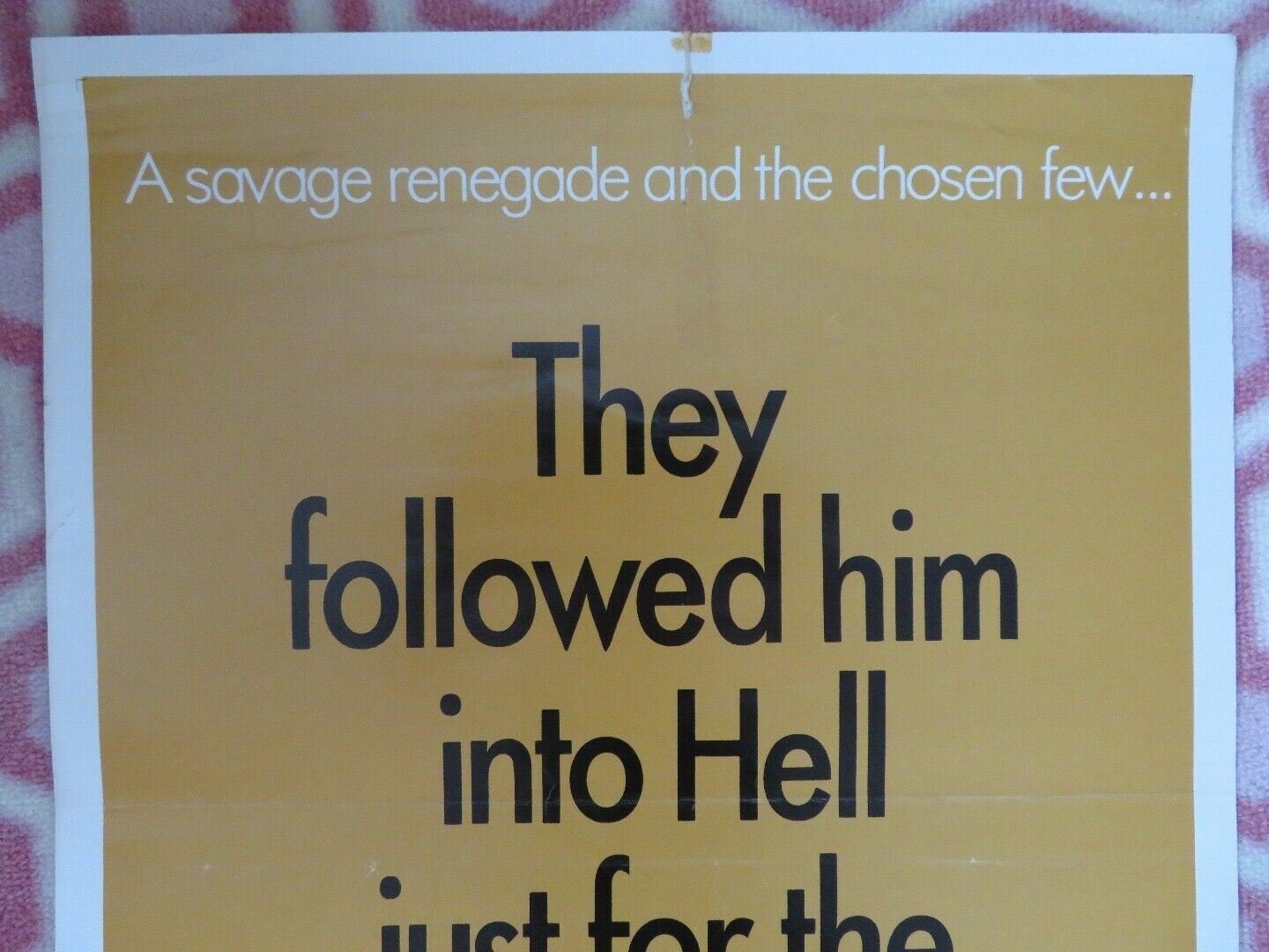 THE DESERTER/The Devil's Backbone US INSERT (14"x 36") POSTER BEKIM FEHMIU 1970 - Rendezvous Cinema