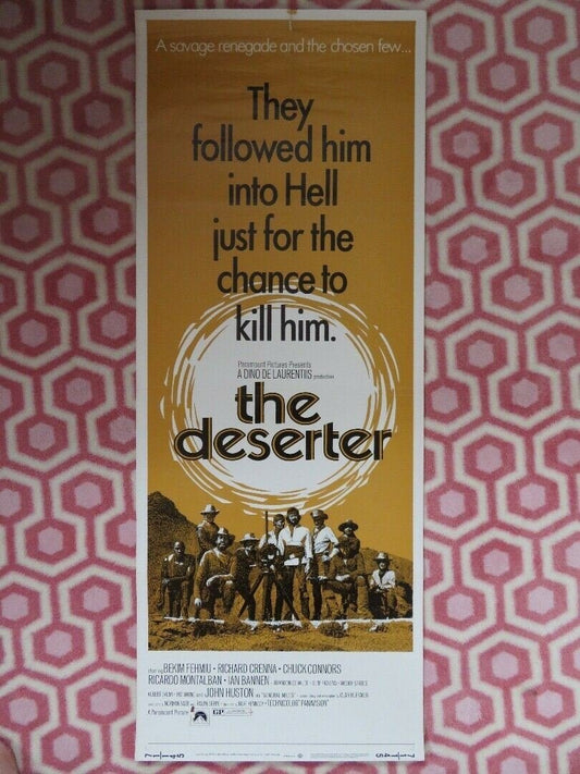 THE DESERTER/The Devil's Backbone US INSERT (14"x 36") POSTER BEKIM FEHMIU 1970 - Rendezvous Cinema