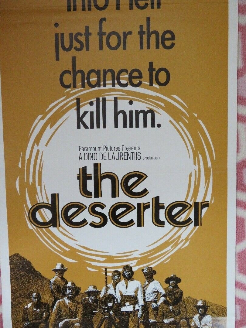 THE DESERTER/The Devil's Backbone US INSERT (14"x 36") POSTER BEKIM FEHMIU 1970 - Rendezvous Cinema