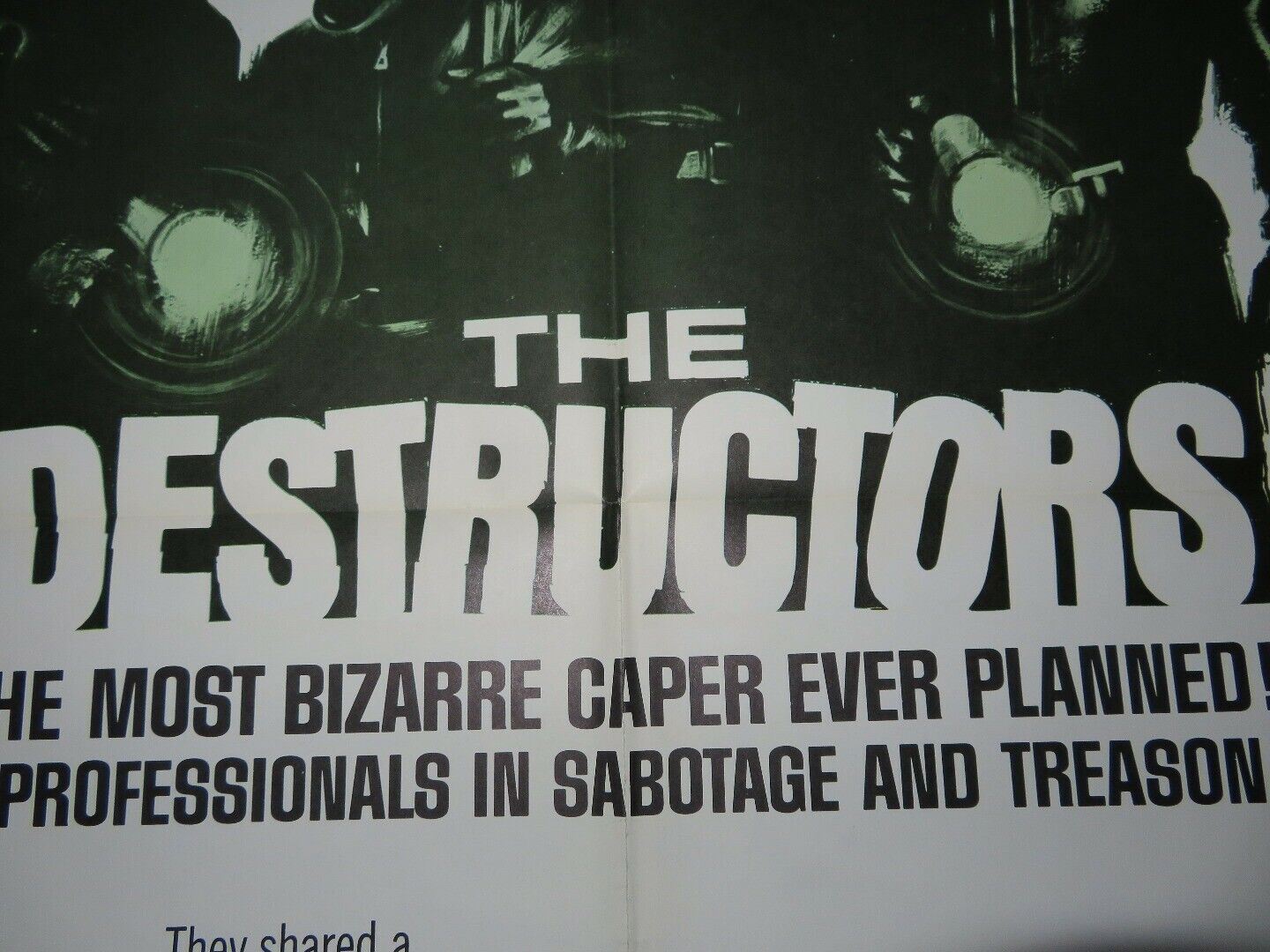 THE DESTRUCTORS US ONE SHEET POSTER RICHARD EGAN PATRICIA OWNES 1967 Movie posters