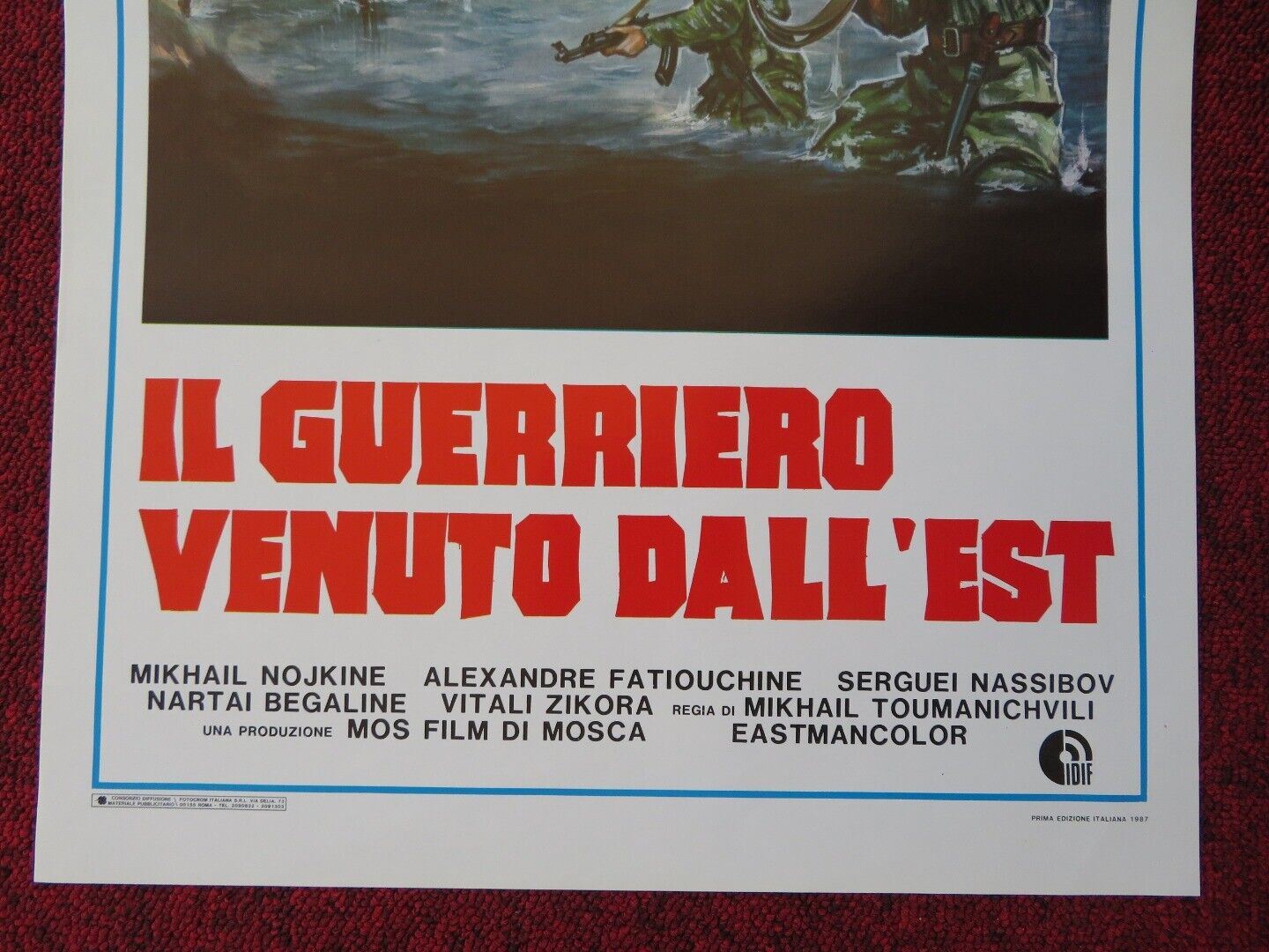 THE DETACHED MISSION ITALIAN LOCANDINA (27.5"x13") POSTER MIKHAIL NOJKINE 1987 - Rendezvous Cinema