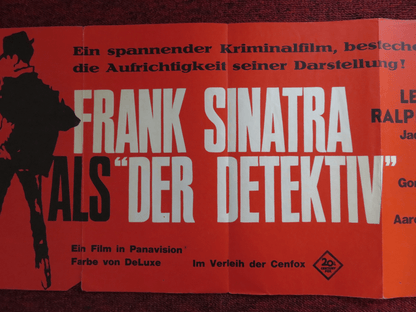 THE DETECTIVE GERMAN POSTER FRANK SINATRA LEE REMICK 1968 Rendezvous Cinema Movie posters
