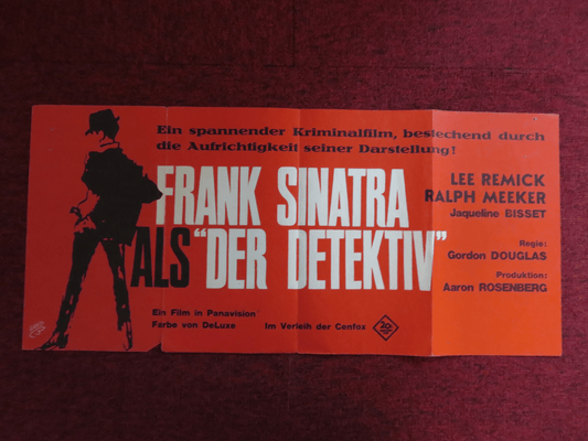 THE DETECTIVE GERMAN POSTER FRANK SINATRA LEE REMICK 1968 Rendezvous Cinema Movie posters