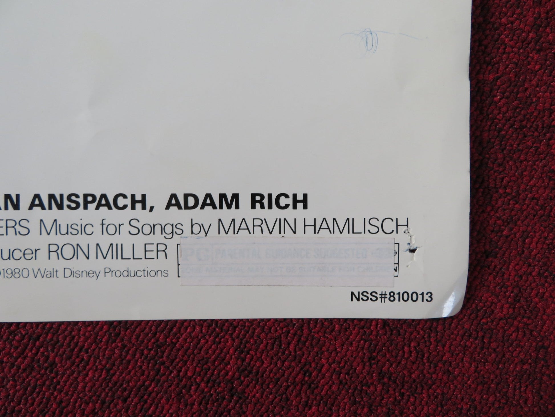 THE DEVIL AND MAX DEVIL US HALF SHEET (22"x 28") POSTER DISNEY GOULD COSBY 1981 Rendezvous Cinema Movie posters