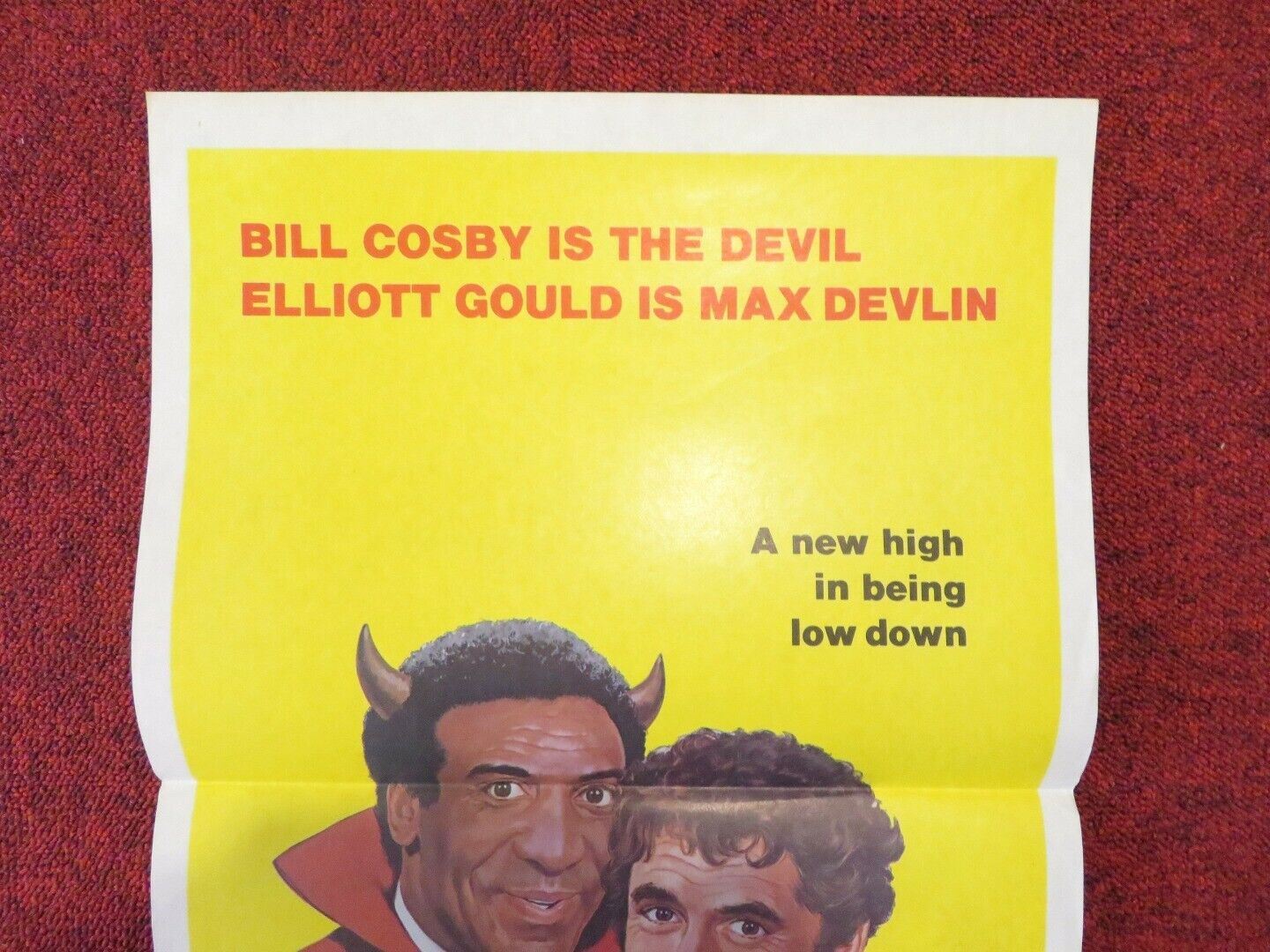 THE DEVIL AND MAX DEVLIN FOLDED AUSTRALIAN DAYBILL POSTER ELLIOTT GOULD 1981 Movie posters