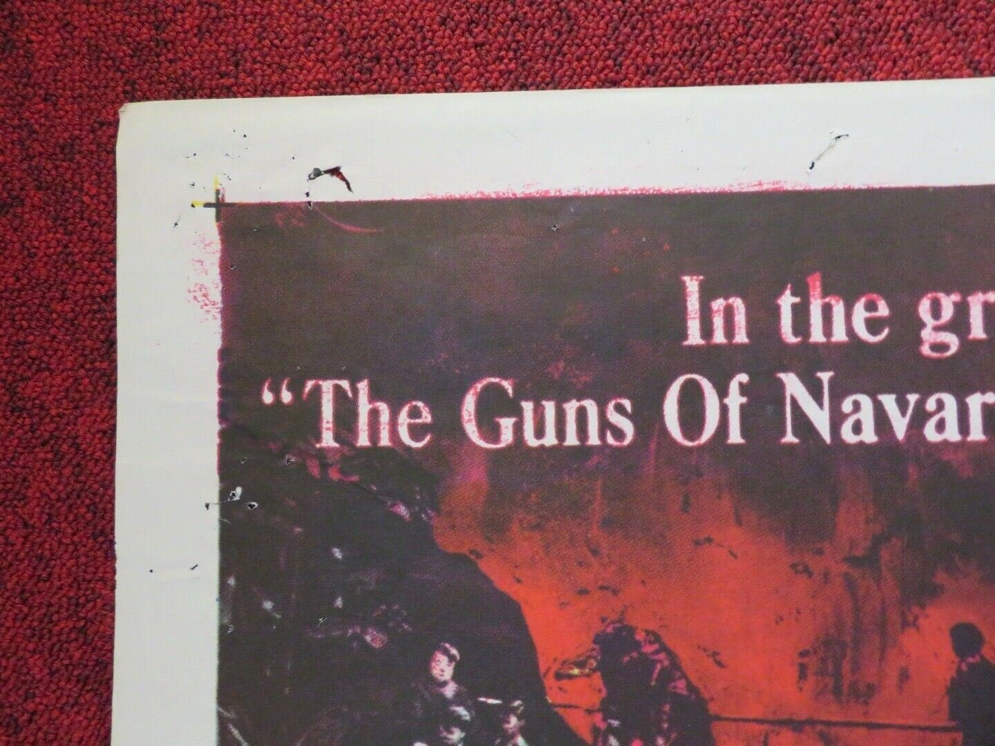 THE DEVIL AT 4 O'CLOCK FOLDED US ONE SHEET POSTER SPENCER TRACY 1961 Movie posters