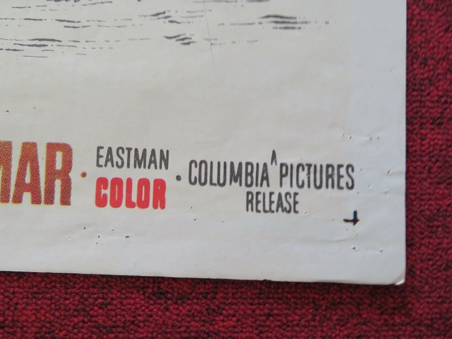 THE DEVIL AT 4 O'CLOCK FOLDED US ONE SHEET POSTER SPENCER TRACY 1961 Movie posters