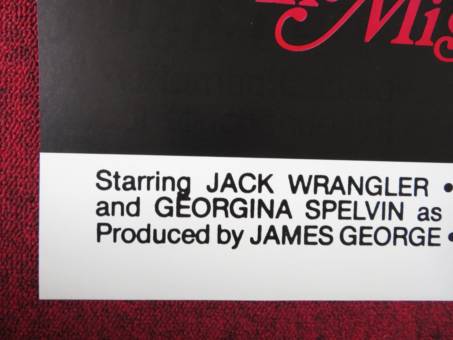 THE DEVIL IN MISS JONES PART II US TRI FOLDED ONE SHEET ROLLED POSTER 1982 Rendezvous Cinema Movie posters