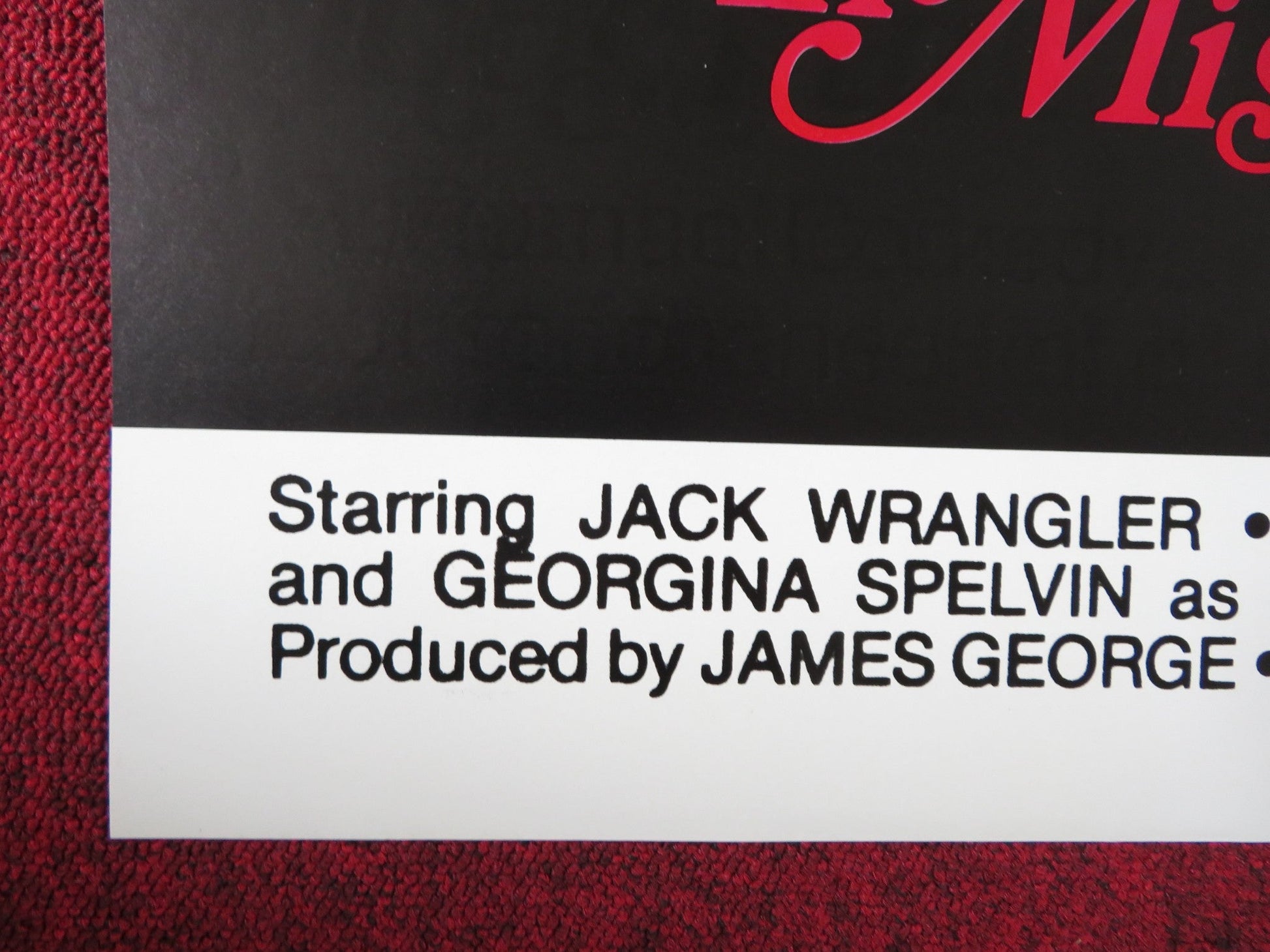 THE DEVIL IN MISS JONES PART II US TRI FOLDED ONE SHEET ROLLED POSTER 1982 Rendezvous Cinema Movie posters