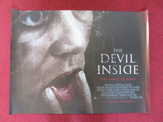 THE DEVIL INSIDE UK QUAD (30"x 40") ROLLED POSTER FERNANDA ANDRADE 2012 Rendezvous Cinema Movie posters