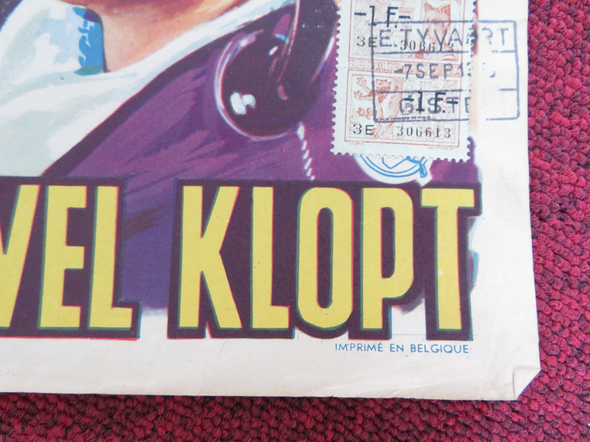 THE DEVIL STRIKES AT NIGHT BELGIUM POSTER CLAUS HOLM MARIO ADORF 1957 Rendezvous Cinema Movie posters