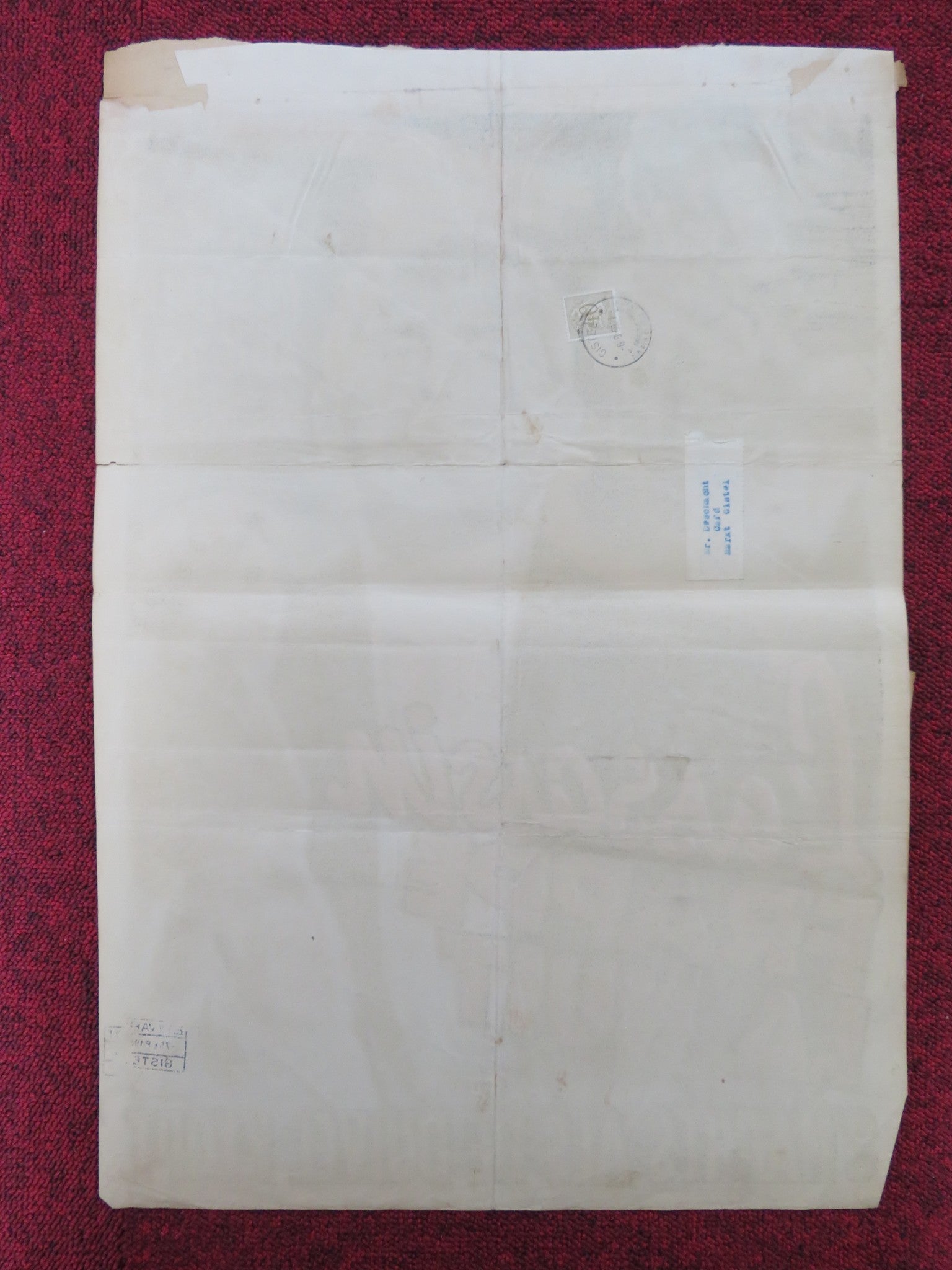 THE DEVIL STRIKES AT NIGHT BELGIUM POSTER CLAUS HOLM MARIO ADORF 1957 Rendezvous Cinema Movie posters