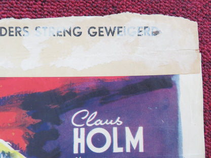 THE DEVIL STRIKES AT NIGHT BELGIUM POSTER CLAUS HOLM MARIO ADORF 1957 Rendezvous Cinema Movie posters