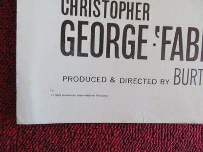 THE DEVIL'S 8 US HALF SHEET (22"x 28") POSTER CHRISTOPHER GEORGE 1969 Movie posters