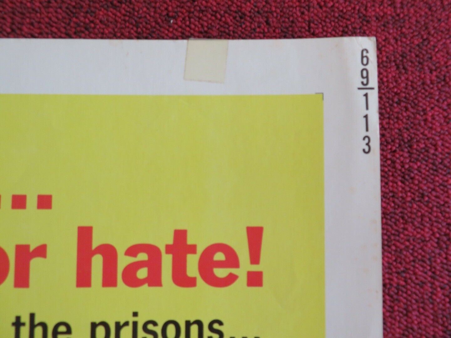 THE DEVIL'S 8 US HALF SHEET (22"x 28") POSTER CHRISTOPHER GEORGE 1969 Movie posters