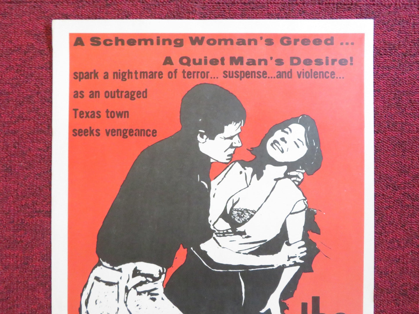 THE DEVIL'S BEDROOM US INSERT (14"x 36") POSTER JOHN LUPTON VALERIE ALLEN 1964 Rendezvous Cinema Movie posters