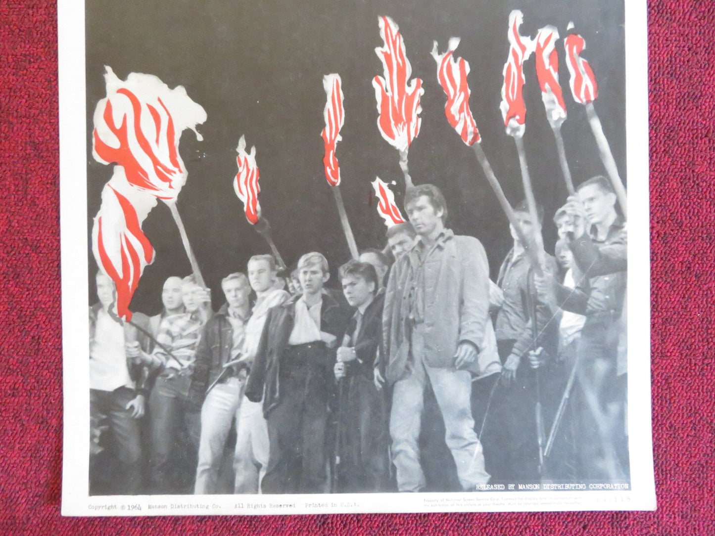 THE DEVIL'S BEDROOM US INSERT (14"x 36") POSTER JOHN LUPTON VALERIE ALLEN 1964 Rendezvous Cinema Movie posters